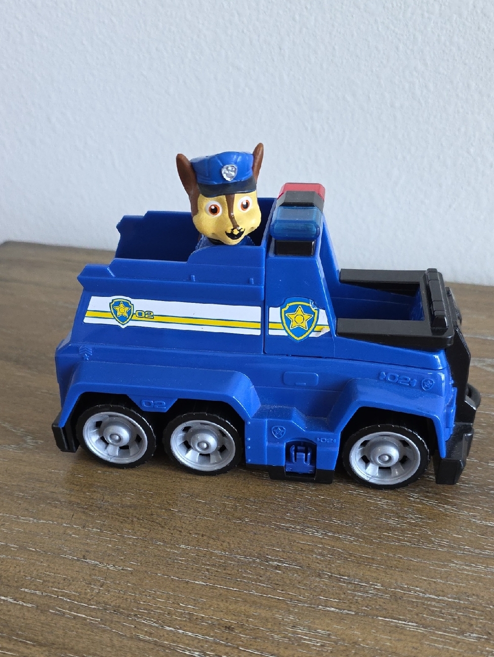 Blue Paw Patrol Style Police Rescue Truck with Character